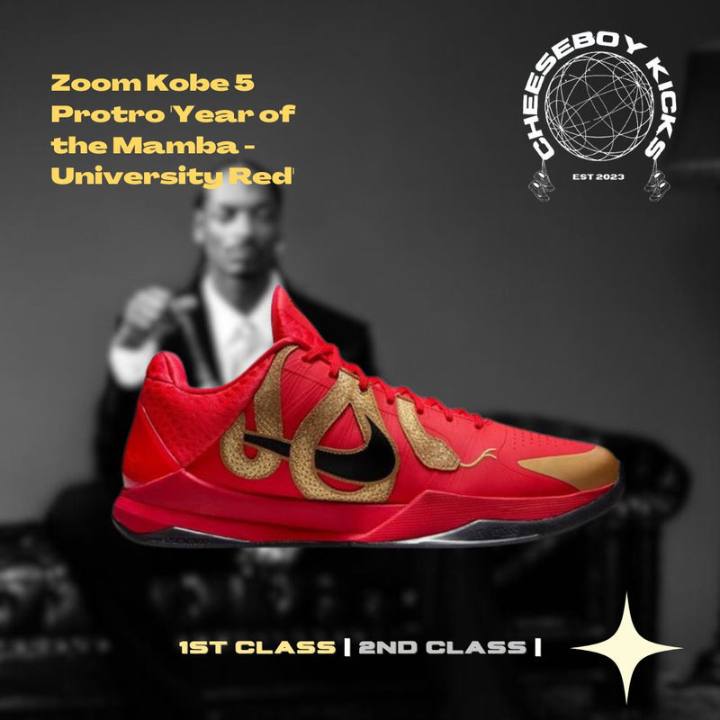 Zoom Kobe 5 Protro 'Year of the Mamba - University Red'