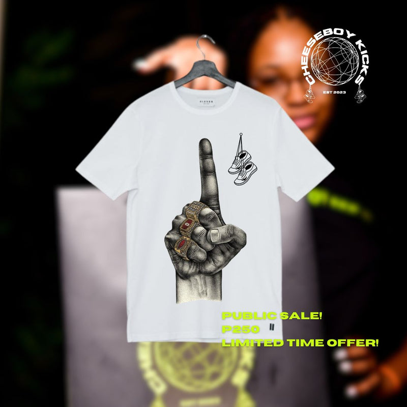 Chheseboy Kicks Finger T-Shirt