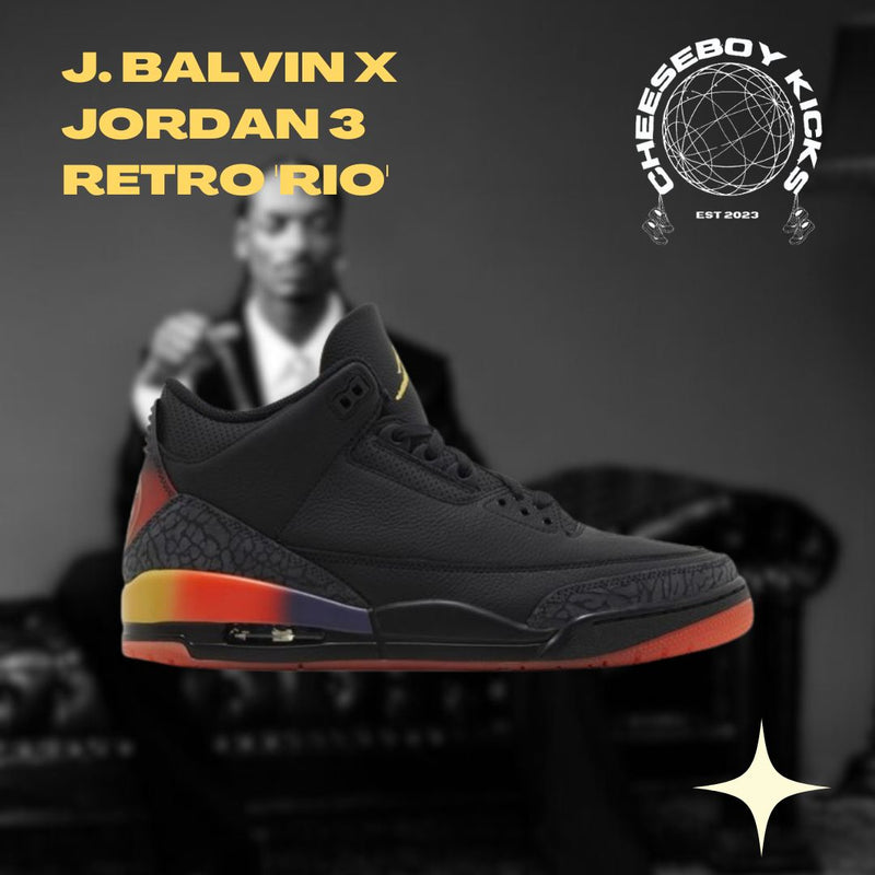 J. Balvin x Jordan 3 Retro Rio