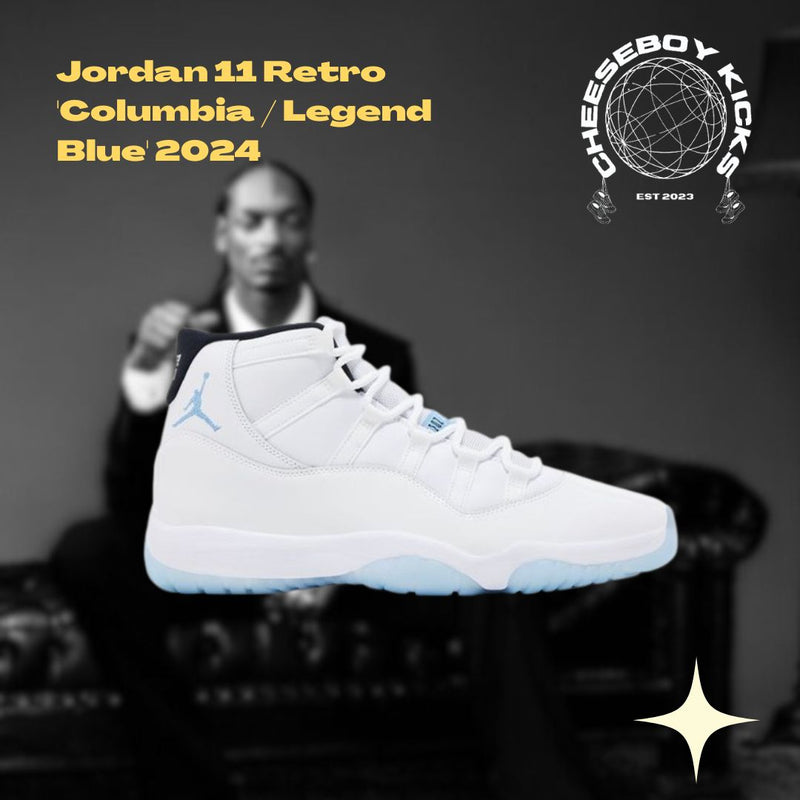 Jordan 11 Retro 'Columbia / Legend Blue' 2024